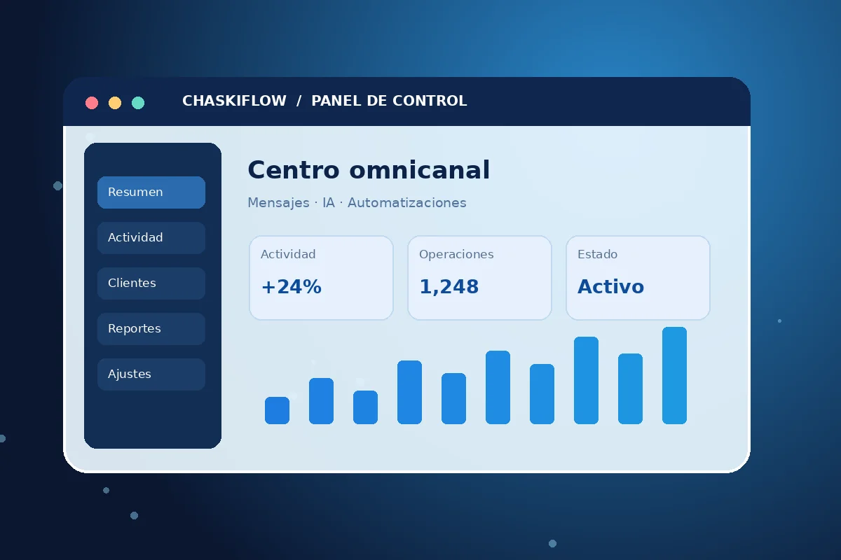 Vista de la plataforma ChaskiFlow